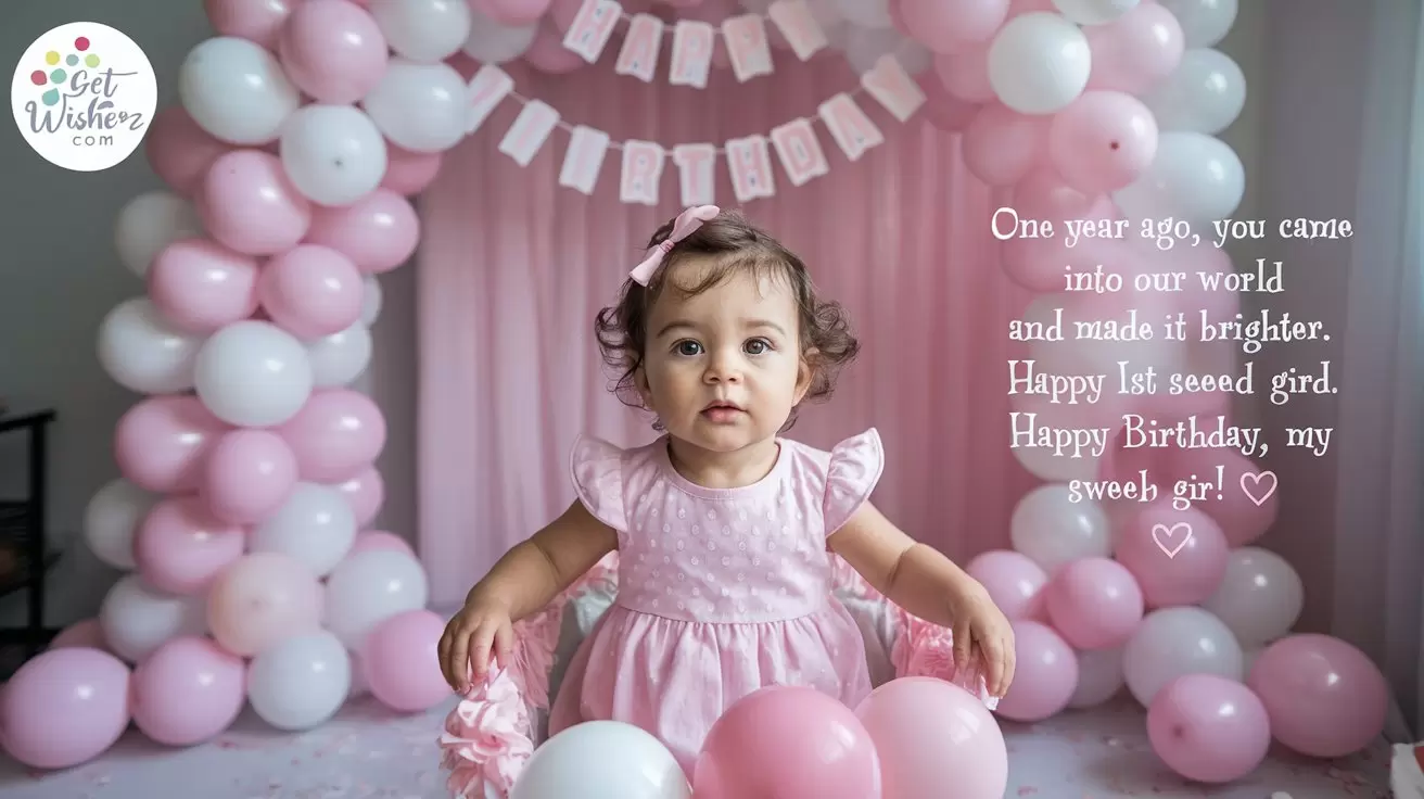 1st Birthday Wishes for Your Daughter