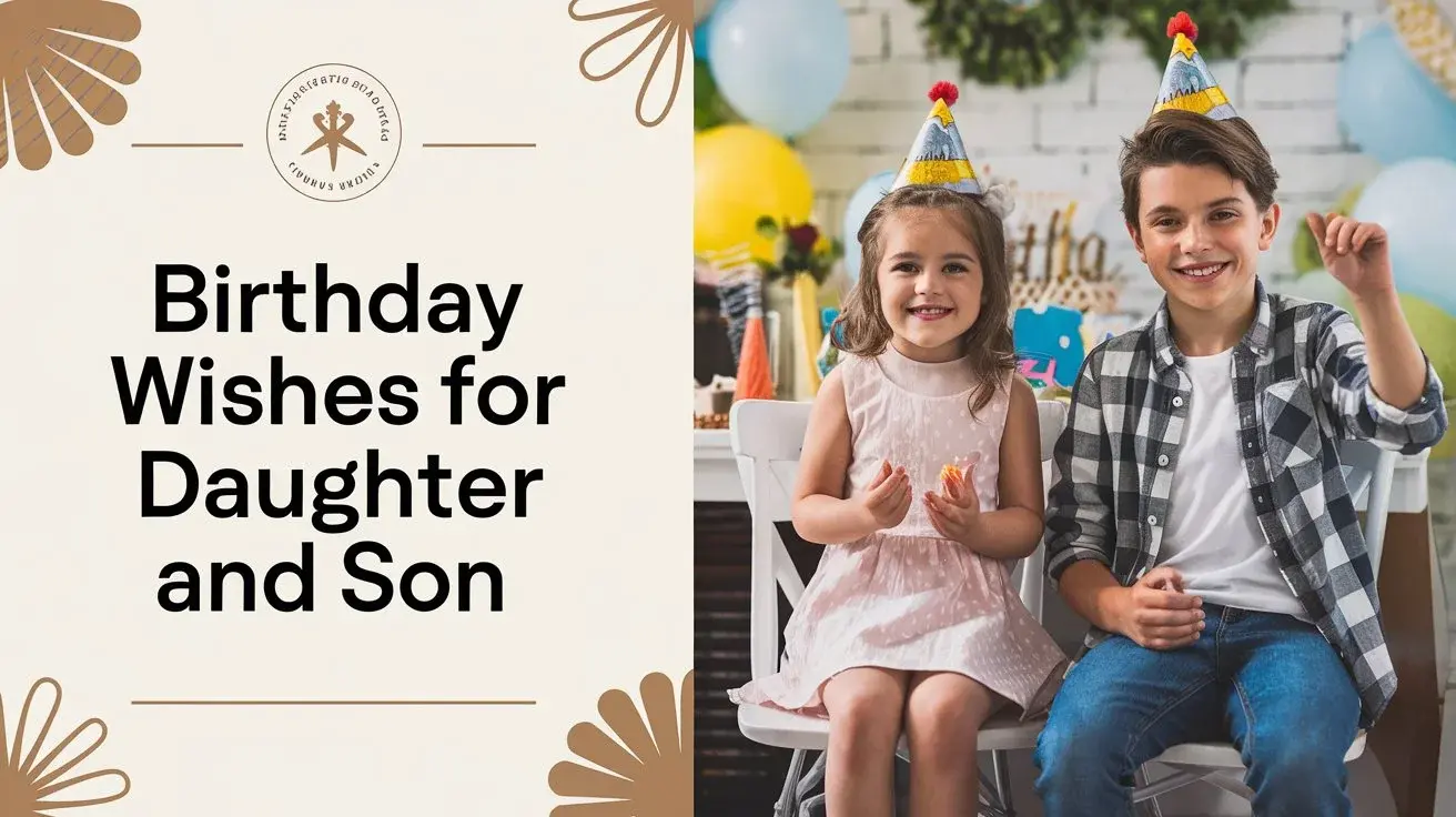 Birthday Wishes for Daughter and Son