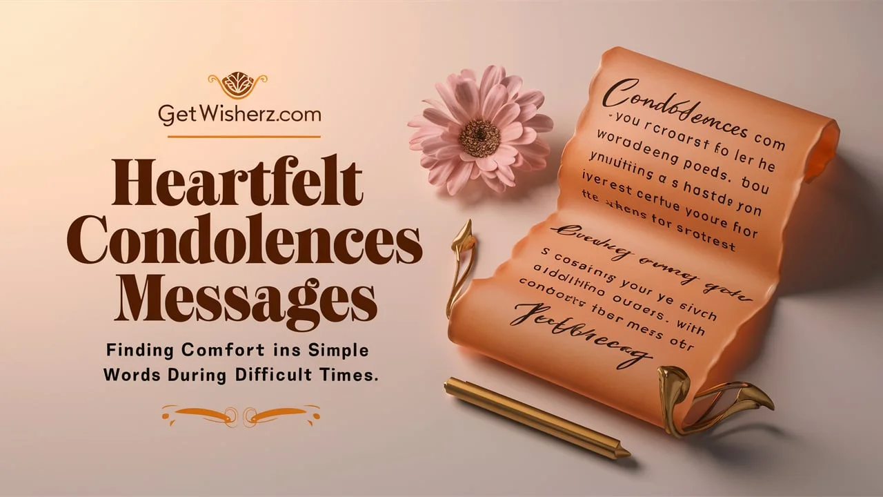 Heartfelt Condolences Messages