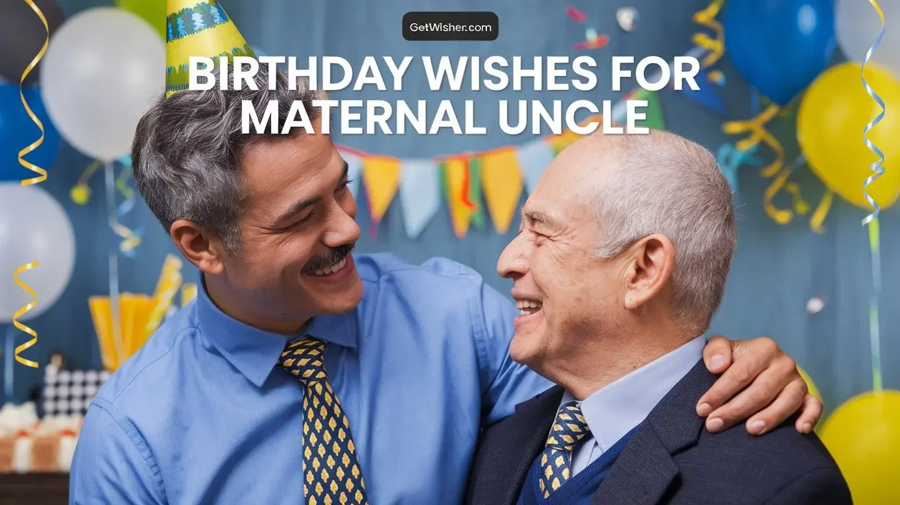 Birthday Wishes for Maternal Uncle